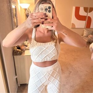 Sabo Skirt Cream Knitwear Top